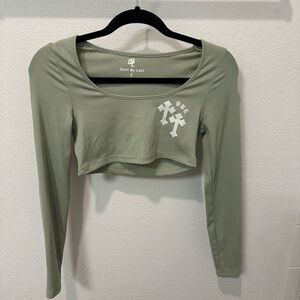 Olive Green Crop Top
